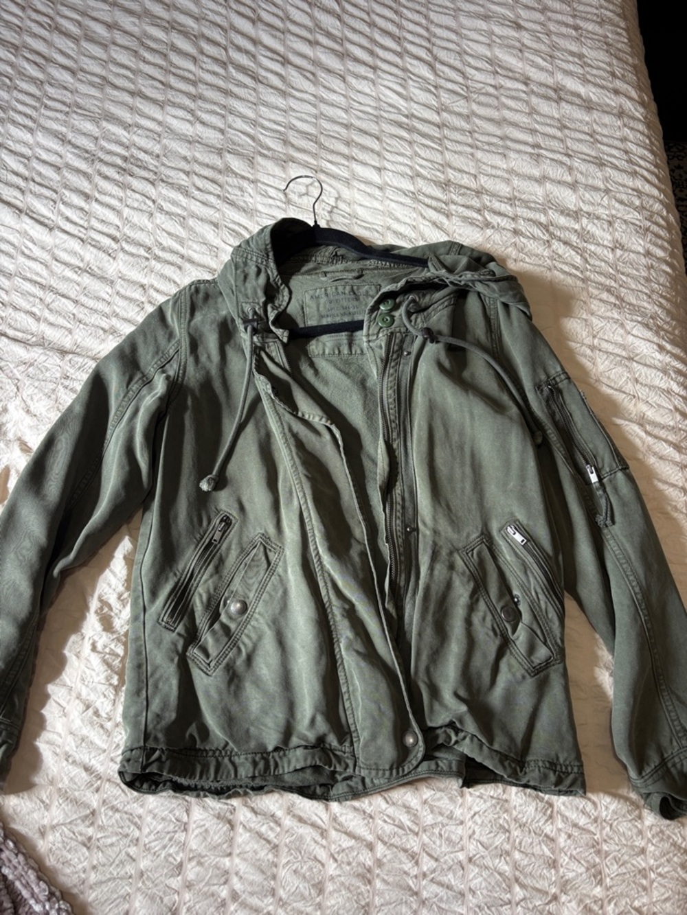 American Eagle Outfitters Olive Green Utility Jacket